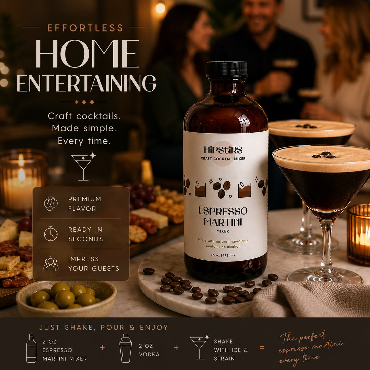 16 oz Espresso Martini Mixer - Image 4
