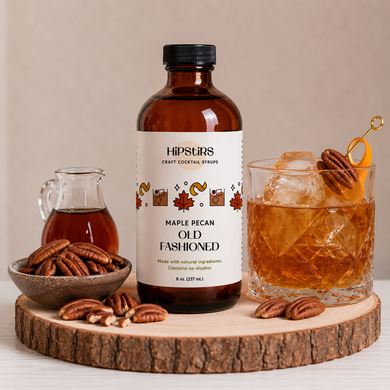 8 oz Maple Pecan Old Fashioned Mix - Image 2