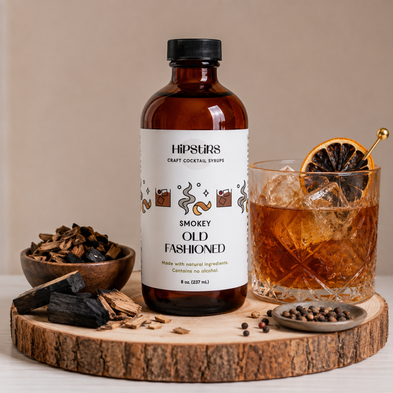 8 oz Smokey Old Fashioned Mix - Image 2